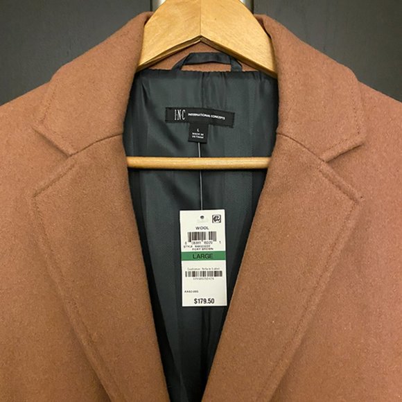 NWT, Mens, INC Coat - Picture 3 of 5